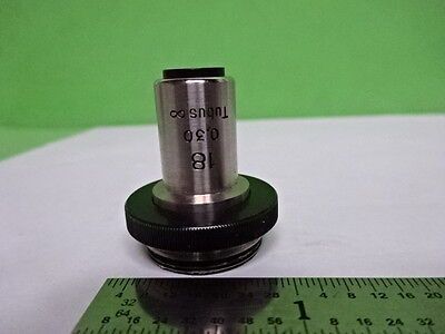 MICROSCOPE PART VINTAGE OBJECTIVE CARL ZEISS GERMANY JENA OPTICS AS IS B2-M-03