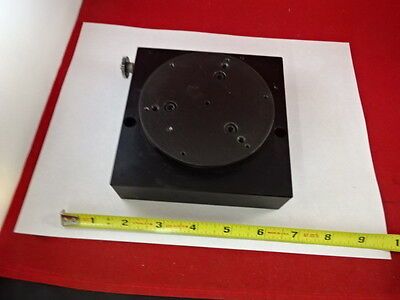 HUGE MICROSCOPE PART AEROTECH ROTATING STAGE TABLE for OPTICS AS IS BIN#74-01