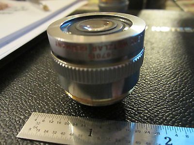 MICROSCOPE PART LEITZ GERMANY OPTICS OBJECTIVE PL FLUOTAR 10X