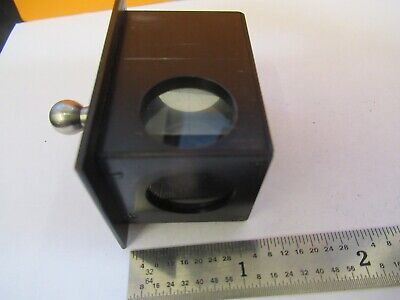 CARL ZEISS JENA GERMANY PRISM BLOCK MICROSCOPE PART AS PICTURED &15-FT-X23