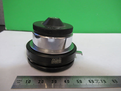 WILD HEERBRUGG SWISS M20 CONDENSER IRIS MICROSCOPE PART AS PICTURED #G7-A-06