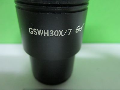 MICROSCOPE PART EYEPIECE OLYMPUS JAPAN GSWK30X/7 OPTICS AS IS BIN#T3-54