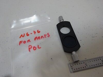 FOR PARTS MICROSCOPE PART POLARIZER SLIDE OPTICS AS IS BIN#N6-76