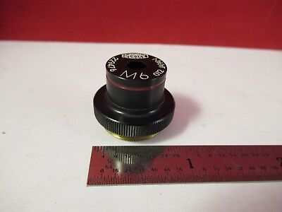 OLYMPUS JAPAN OBJECTIVE M6 6X MICROSCOPE PART OPTICS AS PICTURED &75-B-17