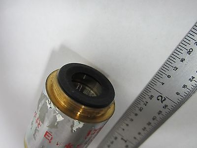 FOR PARTS MICROSCOPE ZEISS GERMANY OBJECTIVE FLUOR DIC 10X OPTICS BIN#L3-05