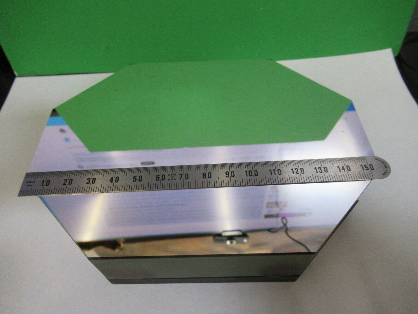 OPTICAL HEAVY MIL SPEC FLAT LARGE GLASS MIRROR LASER OPTICS AS PICTURED #W9-A-20