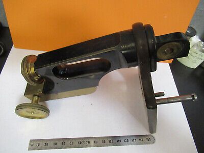 ANTIQUE BAUSCH LOMB FRAME LIMB STAGE MICROSCOPE PART AS PICTURED &1E-FT-82