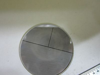 MICROSCOPE PART OPTICAL TARGET FILTER OPTICS AS IS BIN#U2-B-15