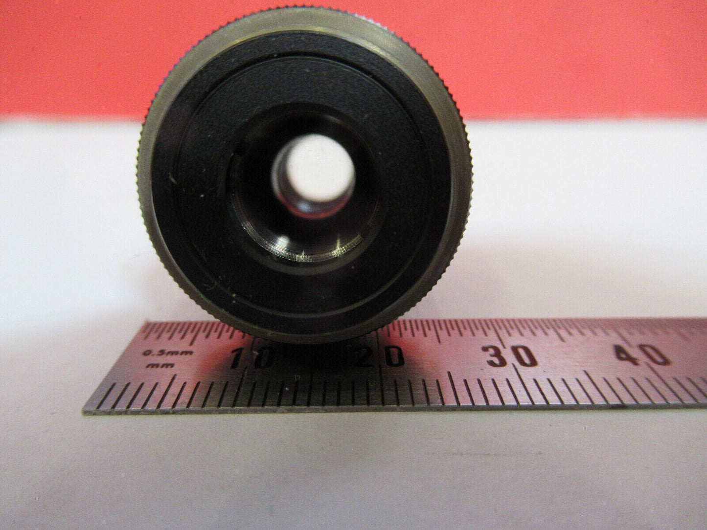 OLYMPUS JAPAN POL OBJECTIVE PO10 MICROSCOPE PART OPTICS AS PICTURED #G4-A-121