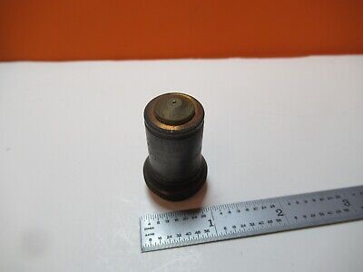 ANTIQUE BRASS OBJECTIVE BAUSCH LOMB APO 90X MICROSCOPE PART AS PICTURED &16-B-73