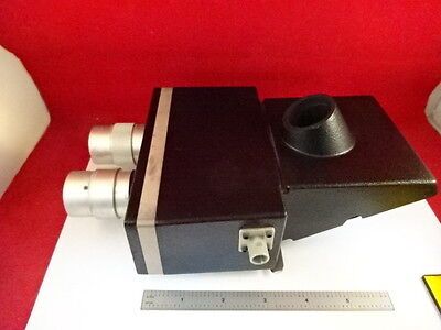 MICROSCOPE PART BAUSCH LOMB TRINOCULAR HEAD OPTICS [dirty] AS IS #21-A-04