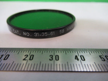 NICE  BAUSCH LOMB 31-35-61 GREEN FILTER MICROSCOPE PART AS PICTURED #W9-A-30