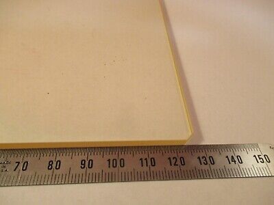 MICROSCOPE PART LEITZ GLASS STAGE TABLE AMBER OPTICS AS PICTURED #FT-1-U