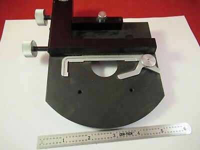 CARL ZEISS GERMANY STAGE TABLE MICROMETER MICROSCOPE PART &92-A-15