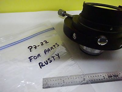 FOR PARTS MICROSCOPE MAGNIFICATION CHANGER + IRIS UNITRON UMP-1091 AS IS B#P7-22