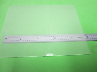 OPTICAL EDMUND SCIENTIFIC FROSTED SATIN FINISH GLASS 4"x5" OPTICS BIN#R1-27