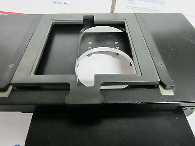 OPTICAL MICROSCOPE PART ZEISS GERMANY HUGE WAFER INSPECTION STAGE OPTICS BIN#19