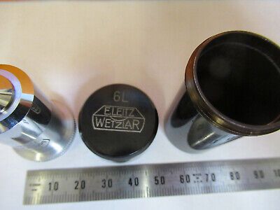 ERNST LEITZ GERMANY OBJECTIVE 45X 6L LENS MICROSCOPE PART AS PICTURED &H1-B-14