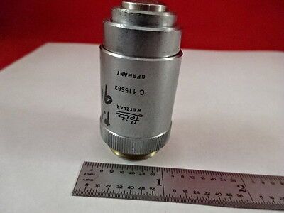 LEITZ WETZLAR GERMANY OBJECTIVE PL 32X MICROSCOPE OPTICS AS IS BIN#W4-G-08