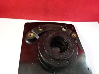 SPENCER AO TABLE STAGE + CONDENSE IRIS MICROSCOPE PART AMERICAN OPTICS &95-11