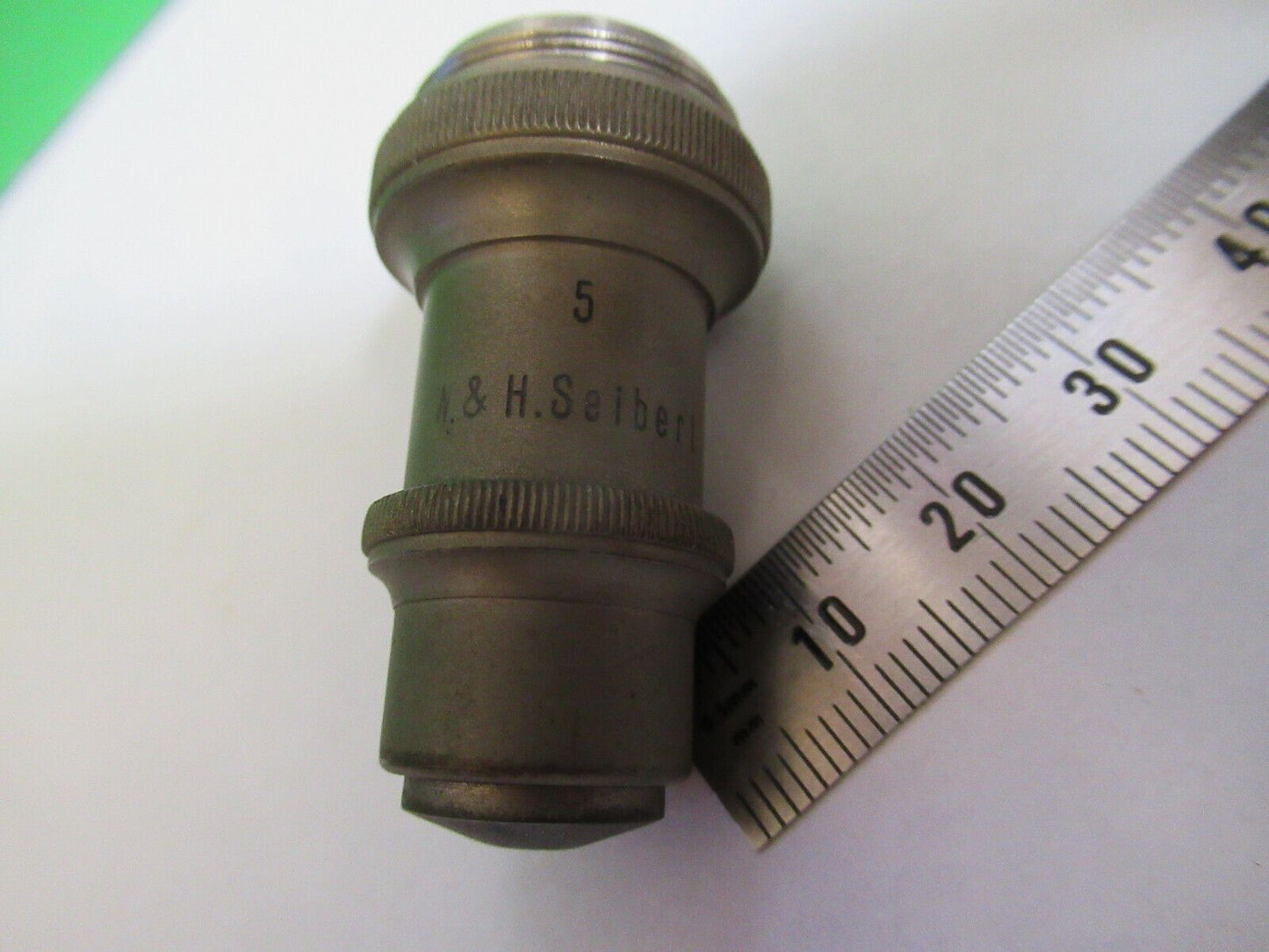 SEIBERT "5" OBJECTIVE LENS OPTICS MICROSCOPE PART AS PICTURED Q7-A-06