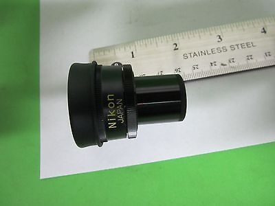 MICROSCOPE PART NIKON JAPAN EYEPIECE CFW10X OPTICS AS IS BIN#65-18