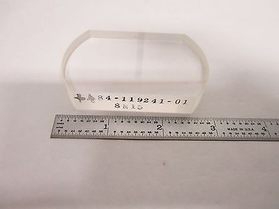 OPTICAL FUSED SILICA RACETRACK SHAPE FLAT BLOCK NICE LASER OPTICS BIN#A5-R-95