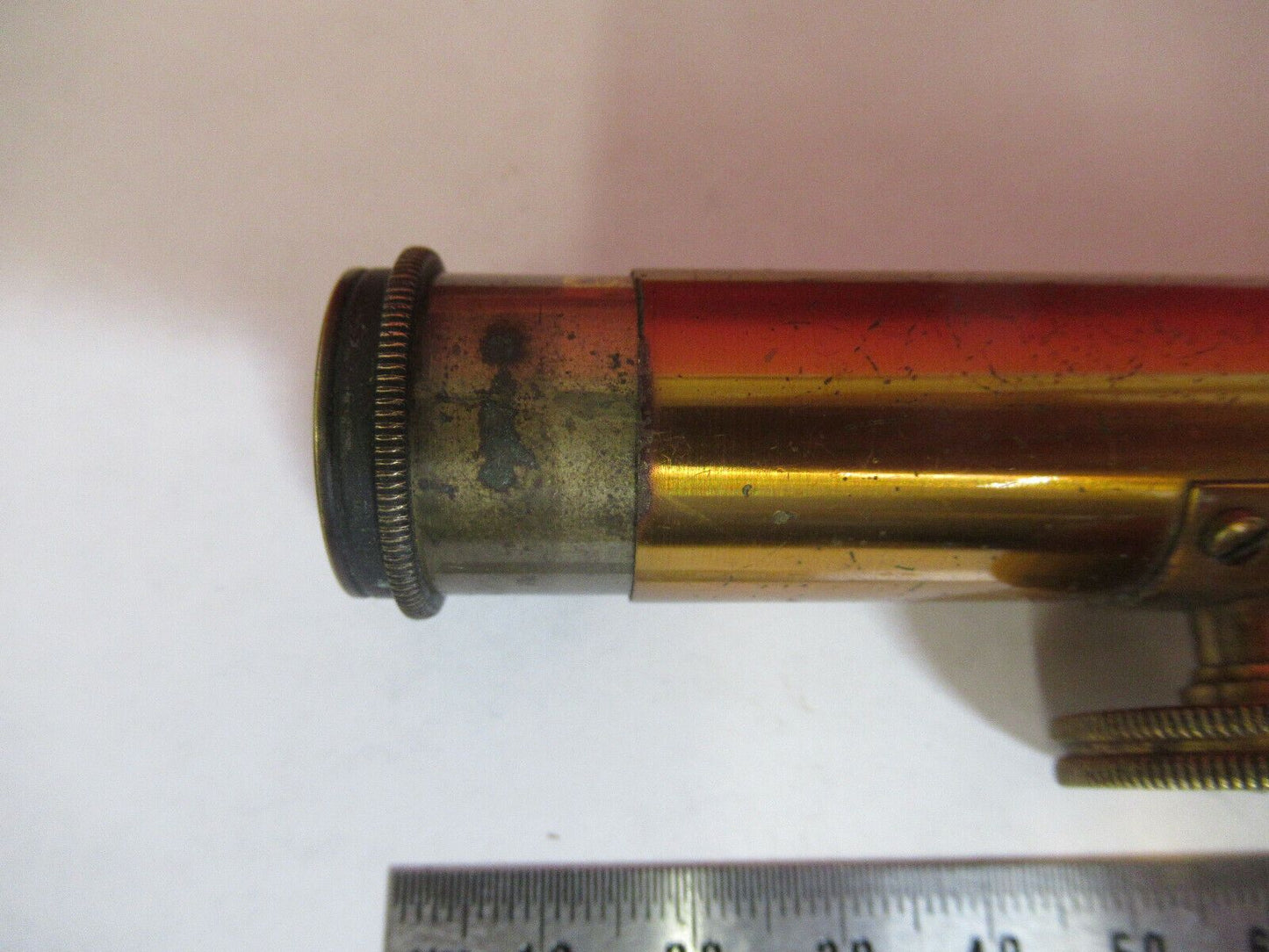 ANTIQUE BRASS BECK UK SPECTROMETER OPTICS MICROSCOPE PART AS PICTURED &Q3-B-31