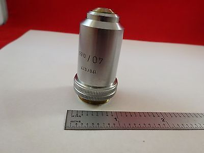 MICROSCOPE PART OBJECTIVE 40X LEITZ GERMANY OPTICS AS IS BIN#R2-C-11