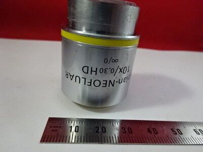 ZEISS GERMANY OBJECTIVE NEOFLUAR HD 10X 442334 EPI MICROSCOPE PART OPTICS &98-45