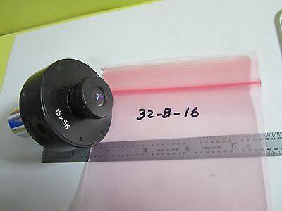 MICROSCOPE EYEPIECE WILD HEERBRUGG 15xSK OPTICS AS IS BIN#32-B-16