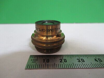 ANTIQUE BAUSCH LOMB BRASS OBJECTIVE LENS MICROSCOPE PART AS PICTURED Q9-A-48