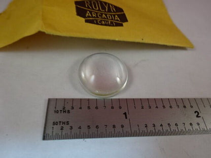 OPTICAL ROLYN ASPHERIC LENS 18 mm DIAMETER FL 15 mm LASER OPTICS AS IS #T8-53