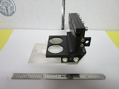 MICROSCOPE LEICA REICHERT POLYVAR PRISM ASSEMBLY SLIDE OPTICS BIN#H3-06