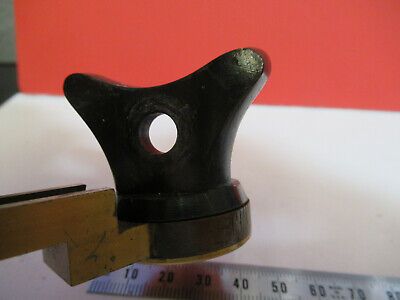 ANTIQUE BAUSCH LOMB RARE CONDENSER HOLDER MICROSCOPE PART AS PICTURED #vB7-A-22