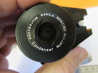 UNITRON PHASE CONDENSER OPTICS ASSEMBLY MICROSCOPE PART AS PICTURED P4-A-76