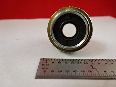 MICROSCOPE PART OBJECTIVE LEITZ WETZLAR GERMANY 4X OPTICS AS IS B#U1-B-09