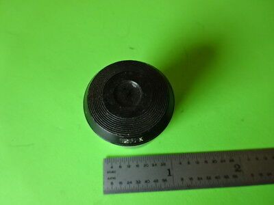 MICROSCOPE PART OPTICAL EYEPIECE OCULAR BAUSCH LOMB 12.5X OPTICS AS IS #L5-B-16