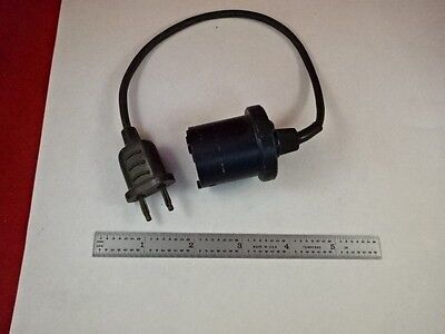 FOR PARTS MICROSCOPE SPARE LAMP CORD ILLUMINATOR UNKNOWN MAKER AS IS #R6-B-38