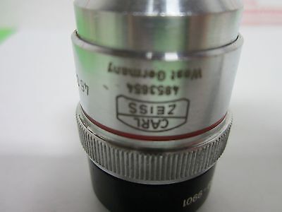 MICROSCOPE OBJECTIVE ZEISS GERMANY LD-EPIPLAN 4X LONG DISTANCE OPTICS BIN#P4-98