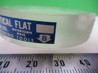 FOR PARTS OR REPAIR OPTICAL FLAT SUBSTRATE FUSED SILICA PICTURED G3-FT-94