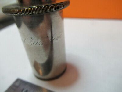 ANTIQUE ZEISS PROJ EYEPIECE OCULAR OPTICS MICROSCOPE PART AS PICTURED &P9-A-107