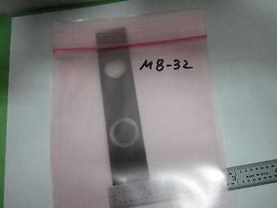 FOR PARTS MICROSCOPE PART SLIDE FILTER OPTICS AS IS BIN#M8-32