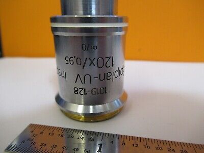 ZEISS AXIOTRON OBJECTIVE UV 120X UV 10402 MICROSCOPE PART AS PICTURED &Q6-A-58