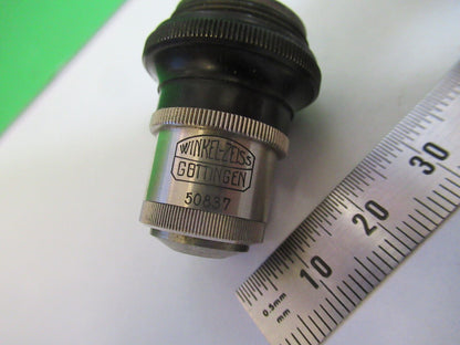 ANTIQUE BRASS WINKEL ZEISS 1.8mm OBJECTIVE MICROSCOPE PART AS PICTURED #H3-A-60