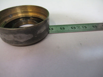 ANTIQUE BRASS CONDENSER RING UK WATSON  MICROSCOPE PART AS PICTURED &R2-B-44