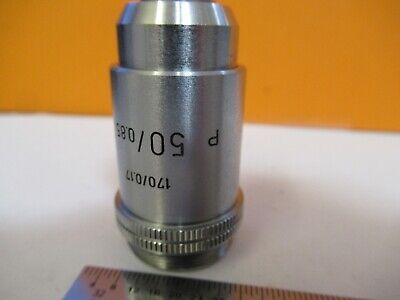 LEITZ WETZLAR OBJECTIVE POL 50X /170 OPTICS MICROSCOPE PART AS PICTURED &11-B-25