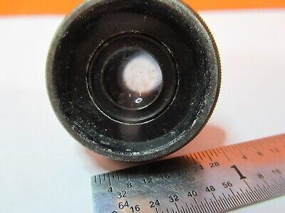 ANTIQUE BRASS MOUNTED LENS CONDENSER ?? OPTICS MICROSCOPE AS PICTURED &7B-B-50