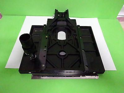 MICROSCOPE PART OLYMPUS JAPAN STAGE MICROMETER TABLE FOR BH2 AS IS BIN#V8-04