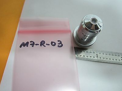 MICROSCOPE PART OBJECTIVE REICHERT AUSTRIA 63X OPTICS AS IS BIN#M7-R-03